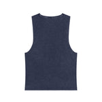 Stonewash Logo Tank Top — Minimal HF Chest Emblem