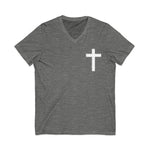Christian Cross V-Neck Tee