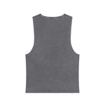 Stonewash Logo Tank Top — Minimal HF Chest Emblem