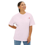 'HF' Chest Logo Tee — Oversized Boxy Cotton T-Shirt