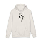 Heart Monogram Hoodie — Elegant HF Logo Chest Pocket Pullover