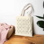 Cross Pattern Tote Bag