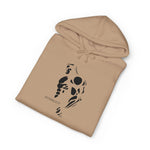 Heart Monogram Hoodie — Elegant HF Logo Chest Pocket Pullover