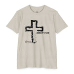 Christian Cross T-Shirt — "Humility Is Life" Spiritual Faith Tee
