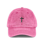 Vintage Embroidered Cross Cap