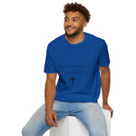 Christian Cross T-Shirt — "For the Lord takes delight in his people"