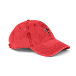 Vintage Embroidered Cross Cap
