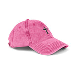 Vintage Embroidered Cross Cap