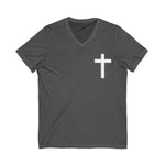 Christian Cross V-Neck Tee