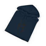 Heart Monogram Hoodie — Elegant HF Logo Chest Pocket Pullover