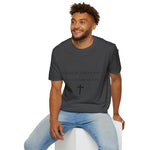 Christian Cross T-Shirt — "For the Lord takes delight in his people"