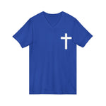 Christian Cross V-Neck Tee