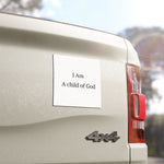Car Magnet – “I Am A Child of God” Faith Decal
