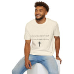 Christian Cross T-Shirt — "For the Lord takes delight in his people"