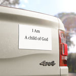 Car Magnet – “I Am A Child of God” Faith Decal