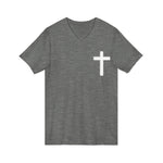 Christian Cross V-Neck Tee
