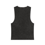 Stonewash Logo Tank Top — Minimal HF Chest Emblem