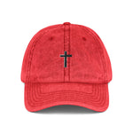 Vintage Embroidered Cross Cap