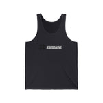 Hashtag Minimalist Tank Top — Subtle Social Media Graphic Jersey Tank