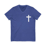 Christian Cross V-Neck Tee