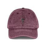 Vintage Embroidered Cross Cap