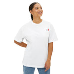 'HF' Chest Logo Tee — Oversized Boxy Cotton T-Shirt