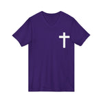 Christian Cross V-Neck Tee