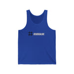 Hashtag Minimalist Tank Top — Subtle Social Media Graphic Jersey Tank