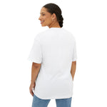 'HF' Chest Logo Tee — Oversized Boxy Cotton T-Shirt
