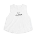 Blessed Crop Top — Women's Spiritual Graphic Tank