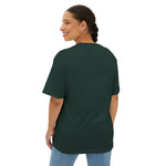 'HF' Chest Logo Tee — Oversized Boxy Cotton T-Shirt