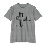 Christian Cross T-Shirt — "Humility Is Life" Spiritual Faith Tee