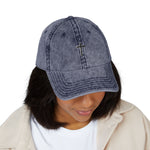 Vintage Embroidered Cross Cap