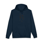 Heart Monogram Hoodie — Elegant HF Logo Chest Pocket Pullover