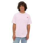 'HF' Chest Logo Tee — Oversized Boxy Cotton T-Shirt