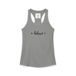 Women's Racerback Tank- Believe