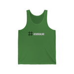 Hashtag Minimalist Tank Top — Subtle Social Media Graphic Jersey Tank
