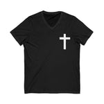 Christian Cross V-Neck Tee