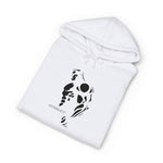 Heart Monogram Hoodie — Elegant HF Logo Chest Pocket Pullover