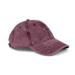 Vintage Embroidered Cross Cap