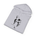 Heart Monogram Hoodie — Elegant HF Logo Chest Pocket Pullover