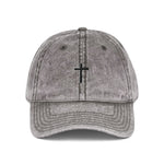 Vintage Embroidered Cross Cap