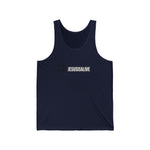 Hashtag Minimalist Tank Top — Subtle Social Media Graphic Jersey Tank